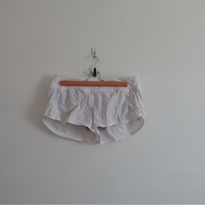 White LULULEMON 2.5" Low Rise Speed Ups